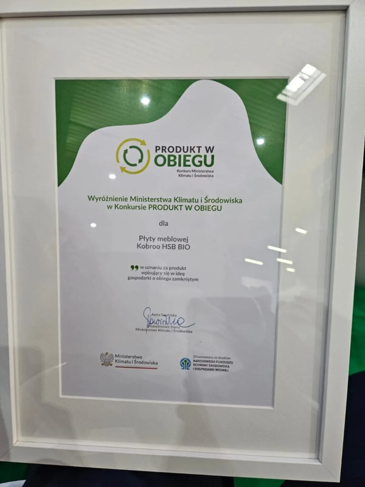 Wyróżnienie w VI edycji konkursu "Produkt w Obiegu"